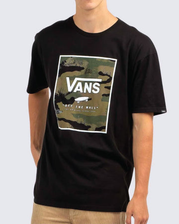 Vans MN Classic Print Tee - Black-Deep Forest